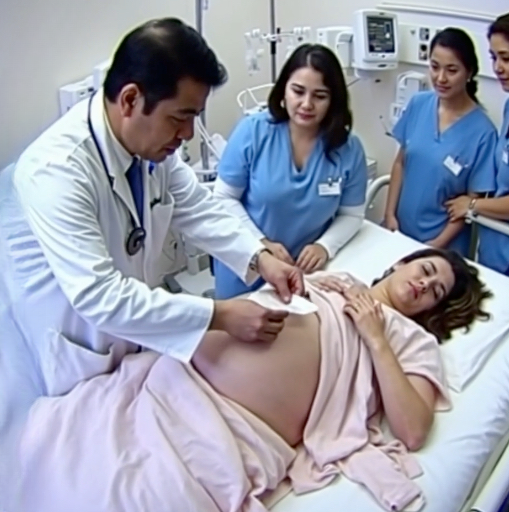 As she carefully replaced the bandages on a young woman who had been in a prolonged coma