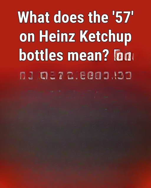 The Fascinating Story Behind the “57” on Heinz Ketchup Bottles