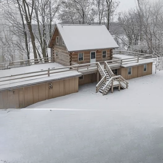 Rustic Log Cabin on 3.75 Acres Near the River: A Quiet Escape with Investment Potential