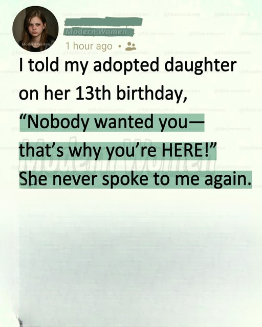 My Adopted Daughter Left Without a Word — Years Later, the Truth Changed Everything