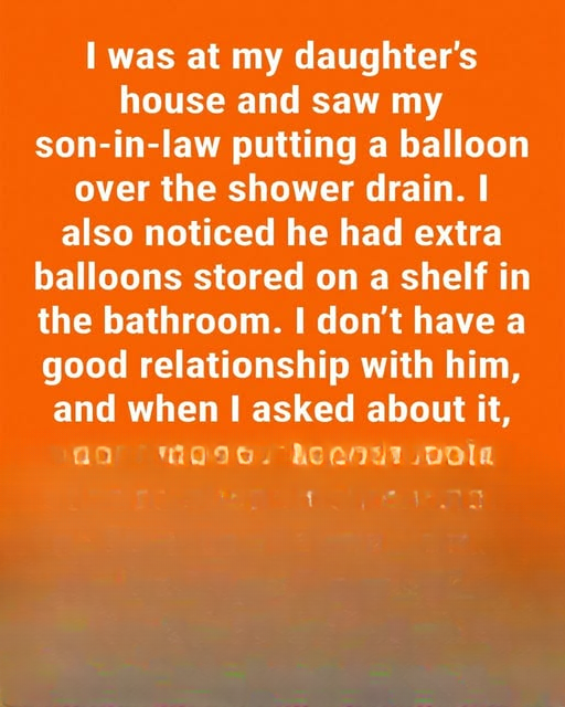 Why Putting a Balloon Over Your Shower Drain Might Make a Difference