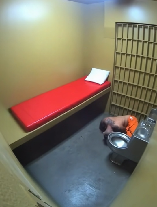 Inside Cell 402: Surveillance Footage Captures Inmate’s Dangerous Staged Fall
