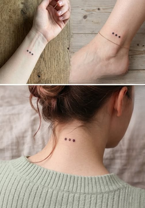 Three-Dot Tattoo Explained: What It Represents Across Different Cultures