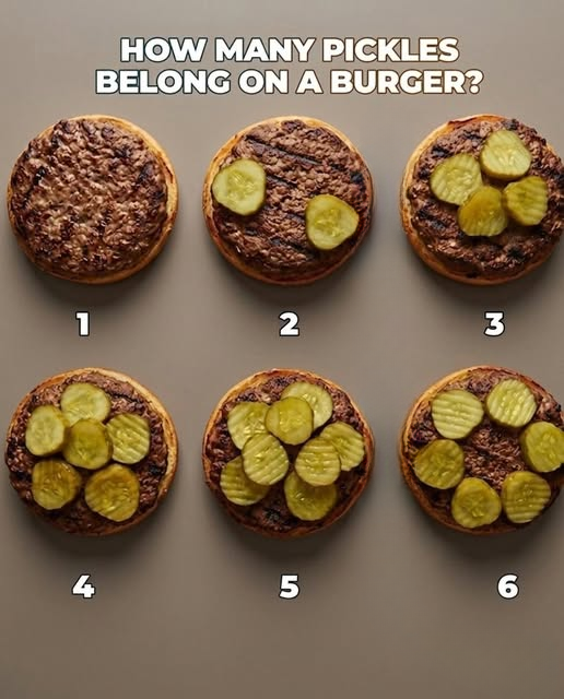 The Pickle Question: How Many Pickles Are Too Many on a Burger?