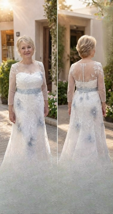 Finding Love Again at 68: The Wedding Dress That Reminded Me It’s Never Too Late for Happiness
