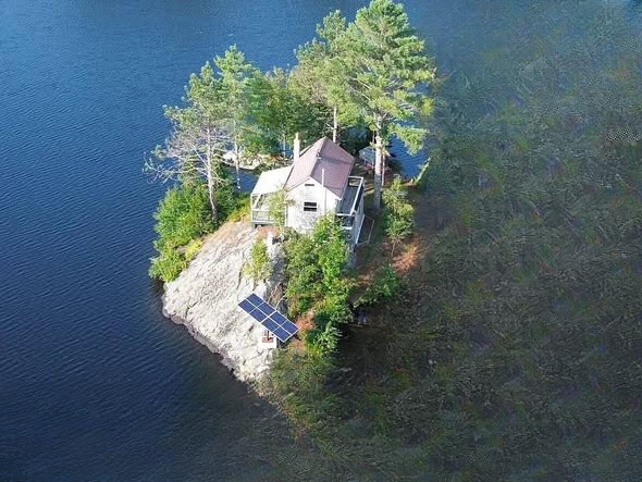 Escape to Your Own Private Island Retreat on Nay Pond in Beautiful New Hampshire