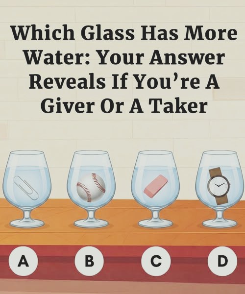 Which Glass Contains the Most Water? The Answer Is Trickier Than It Looks