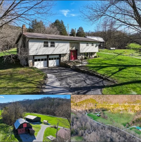 10.2-Acre Property Auction Featuring 3-Bedroom Home, Barn, Garage, and Strong Investment Potential