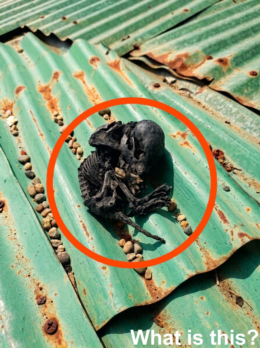 Homeowner Discovers Strange Object on Roof While Preparing Repairs