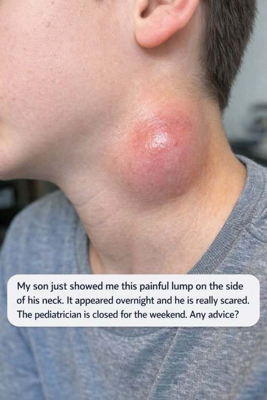 What Parents Should Know If They Suddenly Notice a Lump on a Child’s Neck