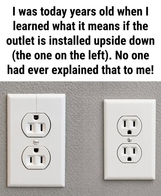 Why Are Some Electrical Outlets Installed Upside Down?